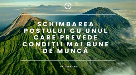 Schimbarea postului sau condiții de muncă inferioare