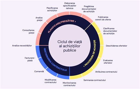 Infografie: ciclul achizițiilor de papetărie în proiecte finanțate