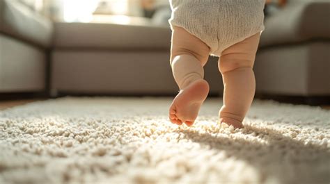 Bebeluș mergând pe vârfuri