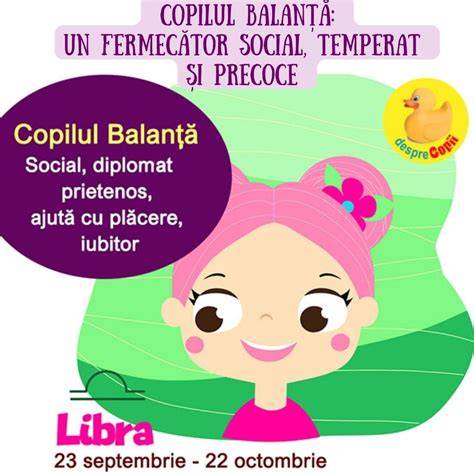Infografie: Caracteristici Balanta la copil