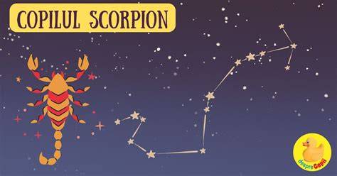 Iconografie: Scorpion copil - trasaturi principale