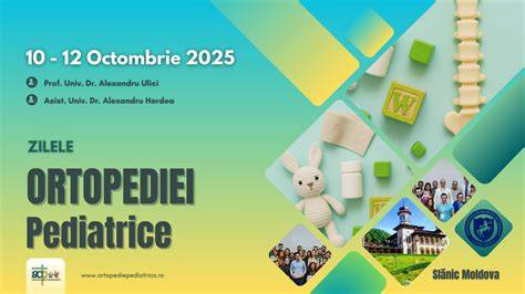 Infografic despre evoluția ortopediei pediatrice în România