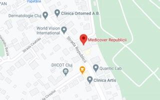 Harta clinicii Medicover Cluj-Napoca