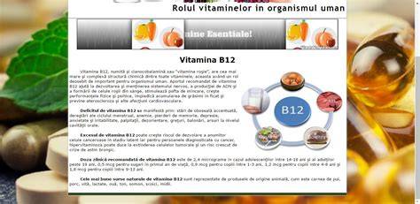 Infografic: Rolul vitaminelor B in organismul uman si interactiuni