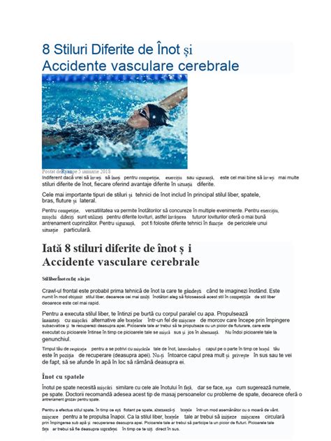 Schema stiluri de înot permis în sarcină
