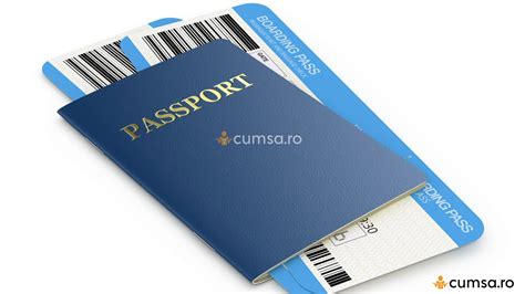Pasaport si bilet avion