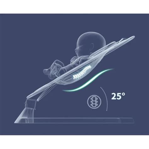 Bebeluș relaxat într-un leagăn electric Chicco