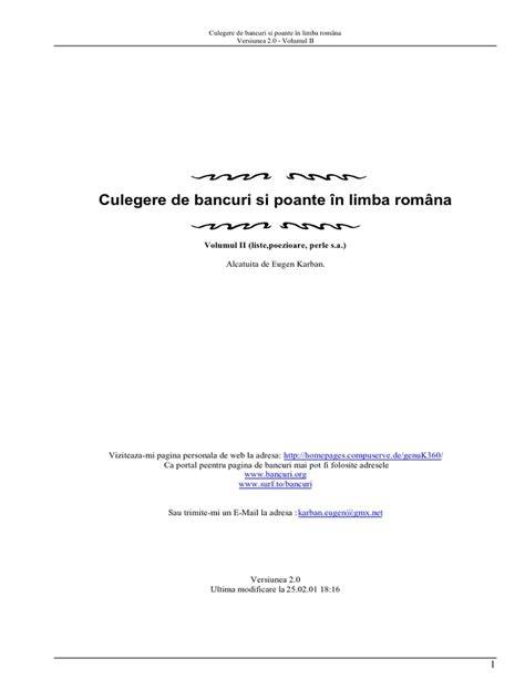Diagrama structurala a tipurilor de glume folosite in bancuri românesti