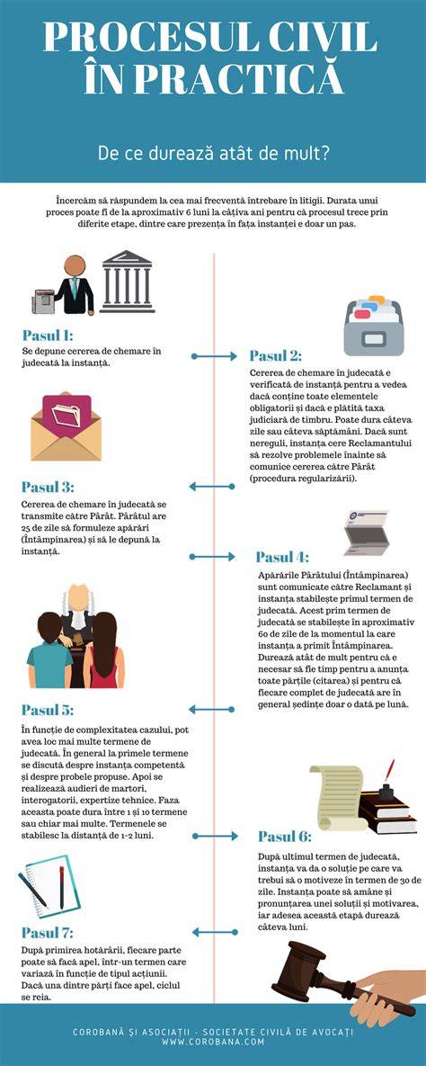 Infografic: Etapele tăgării paternității în procesul civil