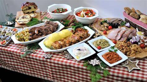 masa de Craciun cu alimente sigure pentru gravide