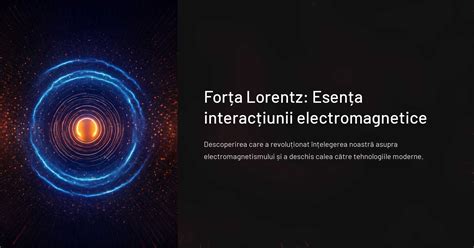 Ilustrație grafică: forța Lorentz asupra unei sarcini în mișcare într-un câmp magnetic perpendicular