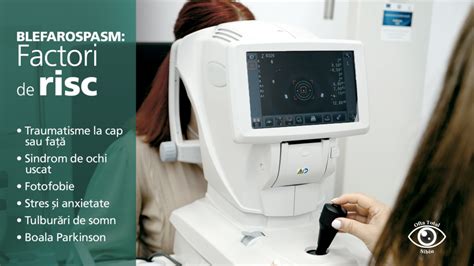 Infografic: factori, simptome și tratamente pentru blefarospasm