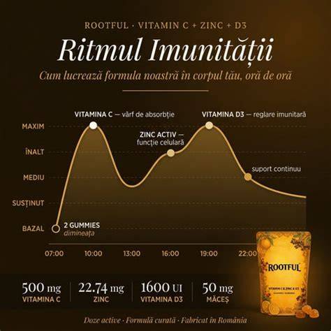 Infografic: doze recomandate de vitamina C în diferite situații