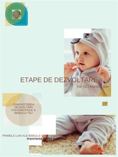 Infografic: etapele primelor luni de viață ale bebelușului
