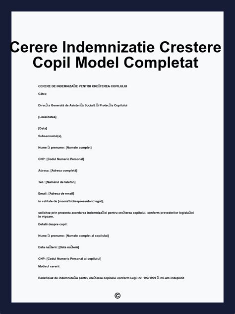 Infografie: traseu cerere indemnizație creștere copil