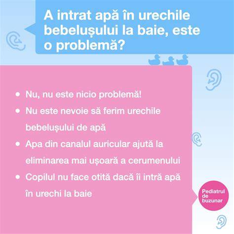 Schema igienei bebelușului (ochii, nasul, gura, urechile)