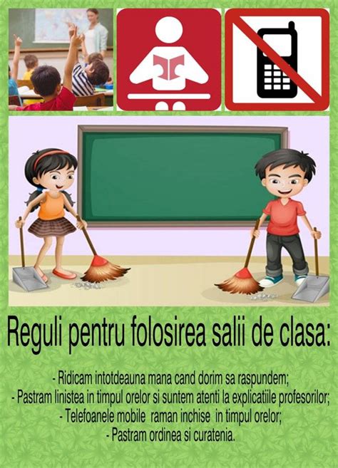 Poster educativ despre folosirea oliței