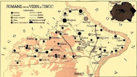 Harta regiunii Valea Timocului
