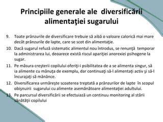 Infografic: etapele diversificării sugarului de la 4 la 12 luni