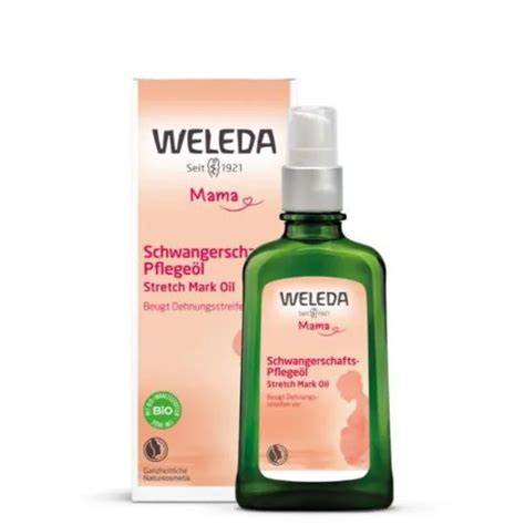 Weleda Ulei de corp pentru sarcina - ambalaj si aplicare