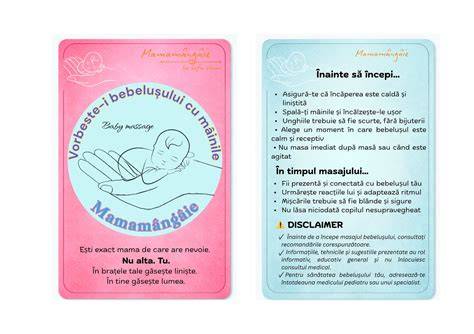 Infographic: Pași simpli pentru masajul bebelușului pe burtică