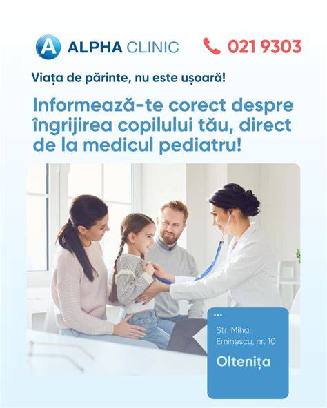 Infografic: fluxul îngrijirii copilului (de la medic de familie la pediatru și înapoi)