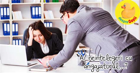 Femeie discutând cu angajatorul