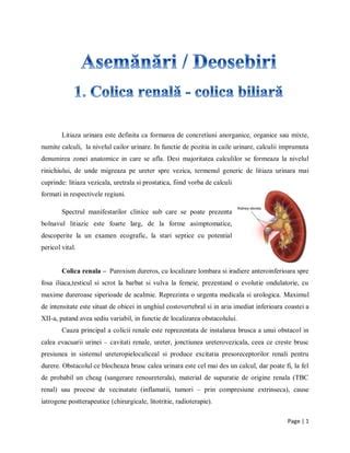 Infografic: etapele colicii renale de la durere bruscă la eliminarea pietrei