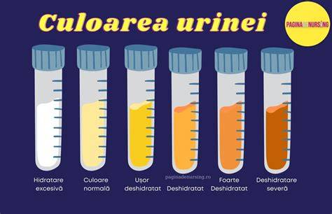 Infografic: Factorii care influentează culoarea urinei în timpul sarcinii