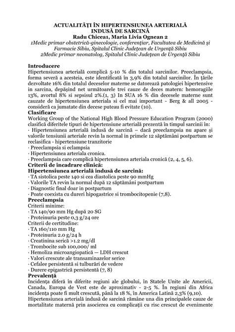 Schema de monitorizare în hipertensiunea induсă de sarcină: de la screening la naștere