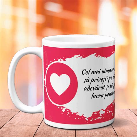 Cană magică cu mesaj de sarcină