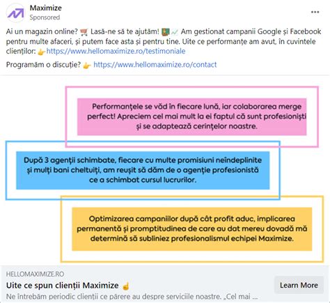 Exemple de anunțuri de sarcină nereușite