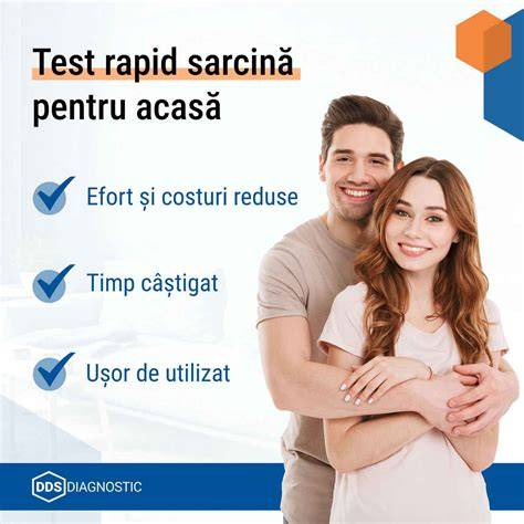 Diagramă comparativă: teste de sarcină în urină vs. teste de sânge