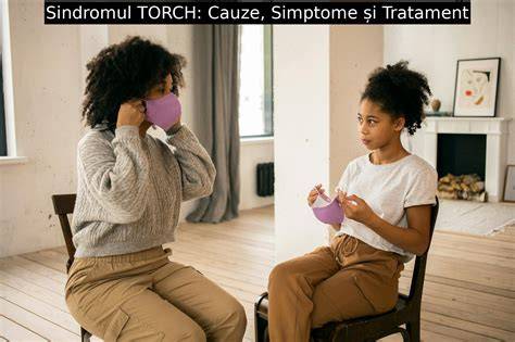 Infografic TORCH: componente, simptome și interacțiuni matern-făt