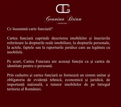 Proces de intabulare și înscriere în Cartea Funciară