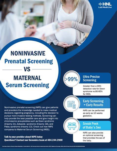 Infografic: screening prenatal - flux decizional