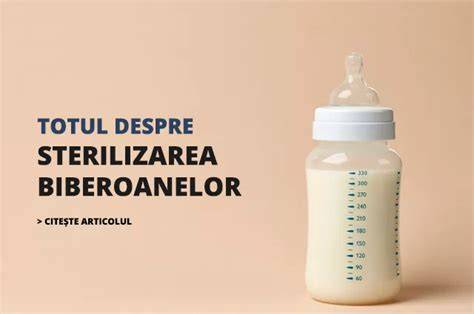 Infografic: ghid pas cu pas pentru sterilizarea biberoanelor prin fierbere