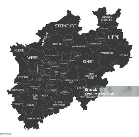 Harta cu centre de consiliere pentru gravide în Renania de Nord-Westfalia