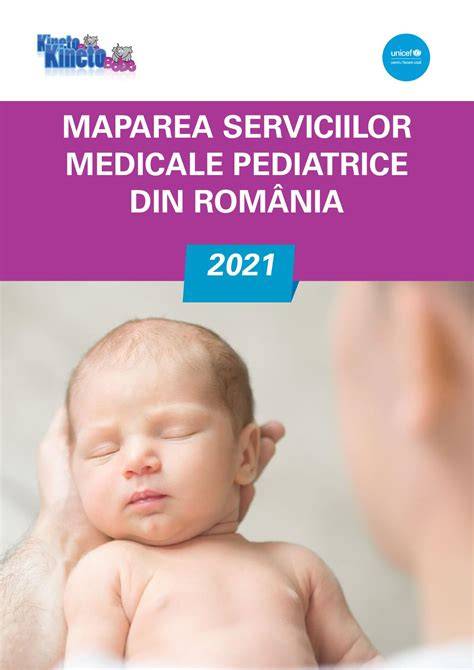 Infografic: structura serviciilor pediatrice si fluxul consultațiilor