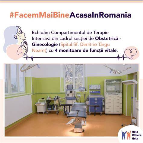 Hartă interactivă a spitalului cu amplasarea secției obstetrică ginecologie
