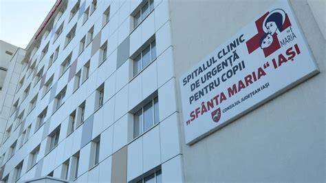 Infografic privind structura organizatorică a Spitalului de Urgență pentru Copii Sf. Maria Iași