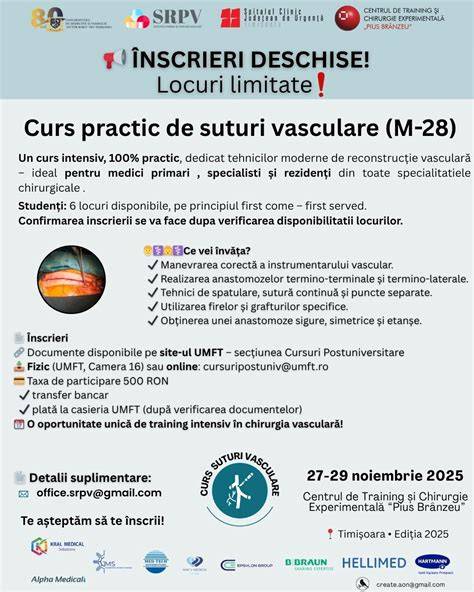 Demonstrație de live-surgery și cursuri pentru rezidenți (ilustrativ)