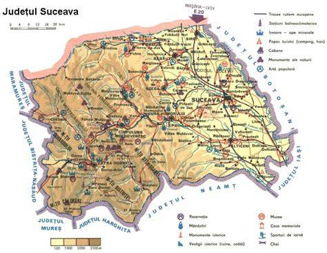 Hartă a serviciilor medicale din județul Suceava, cu focalizare pe maternitatea Suceava