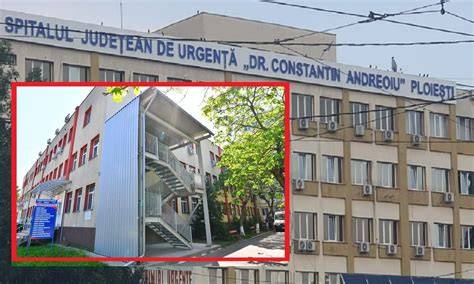 Infographic: Structura Spitalului Județean de Urgență Dr. Constantin Andreoiu Ploiești (pavilioane, locații, profiluri)