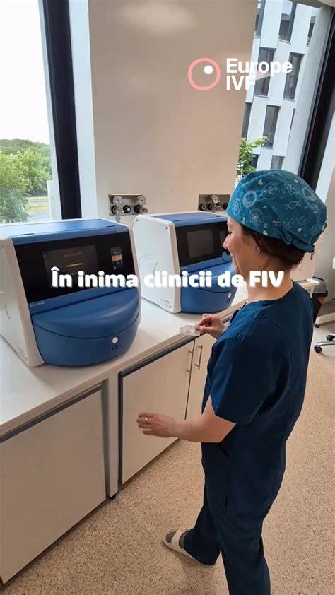 Diagrama laboratorului de embriologie cu flux de lucru pentru FIV