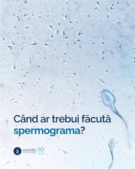 Parametri OMS pentru spermogramă