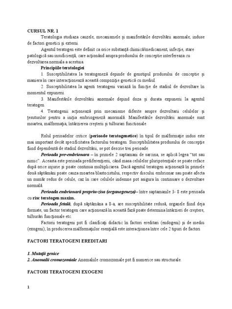 Infografic: factori teratogeni si perioadele critice ale sarcinii