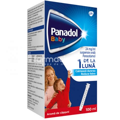 Schema de dozare Panadol Baby în funcţie de greutate a copilului