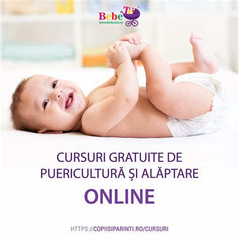 Cursuri online de puericultură și alăptare