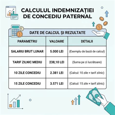 Infografic: Durata concediului paternal în România (10 zile inițiale, până la 15 zile cu condiții)
